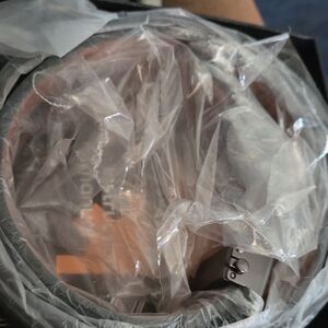 Black Leather Belt with Black Buckle